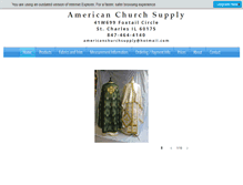 Tablet Screenshot of americanchurchsupply.com